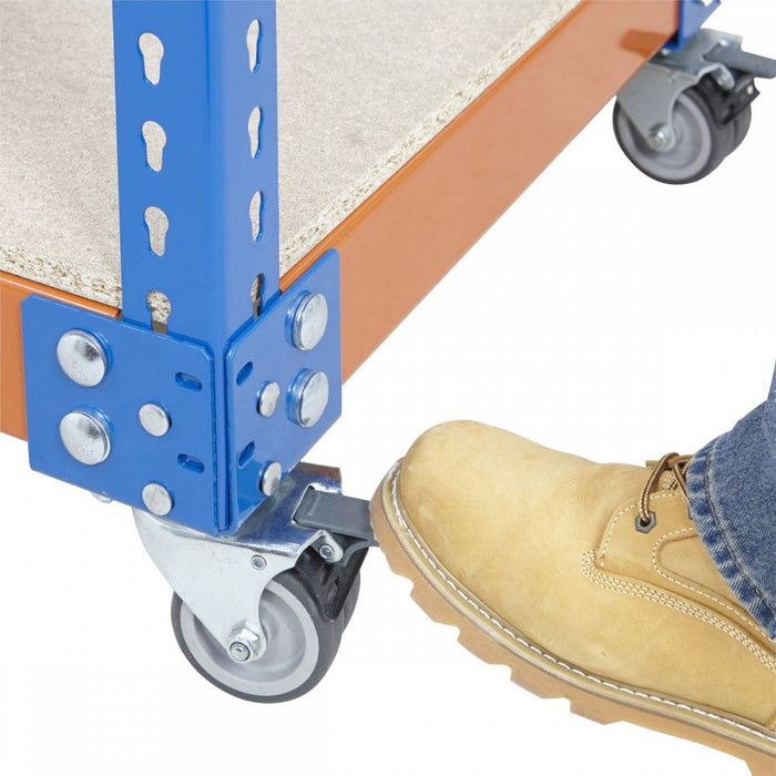 2 Tier Heavy Duty Mobile Bench - UK Pallet Racking