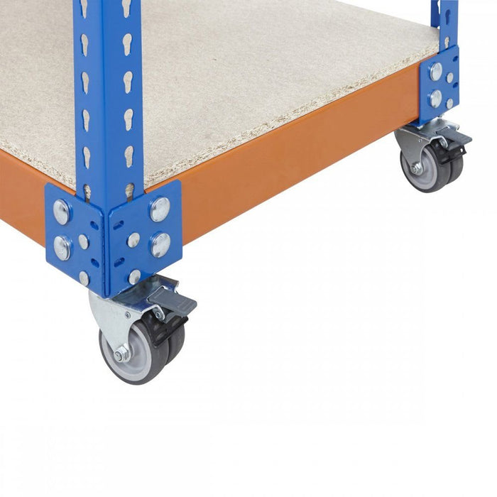 2 Tier Heavy Duty Mobile Bench - UK Pallet Racking