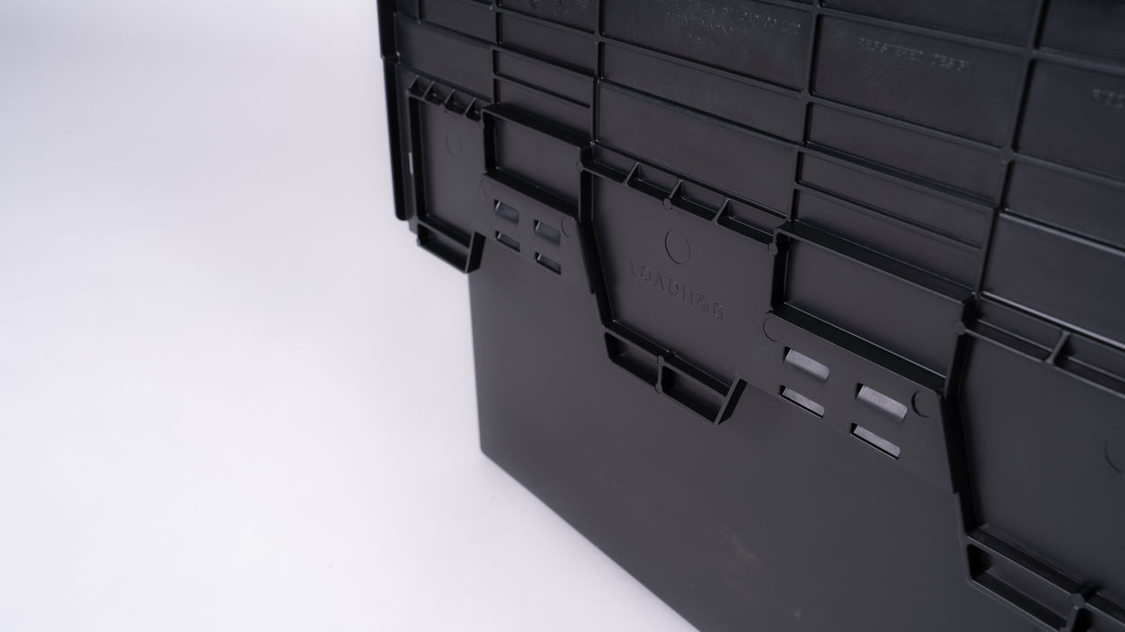 Attached Lid Nested Euro Storage Container 600mm x 400mm