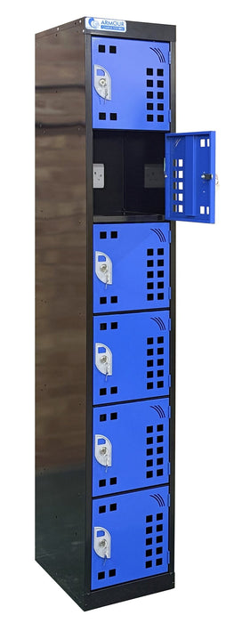 Express Tool Charging Lockers with Perforated Doors - UK Pallet Racking