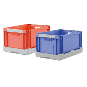 Folding Euro Containers Without Lid - UK Pallet Racking