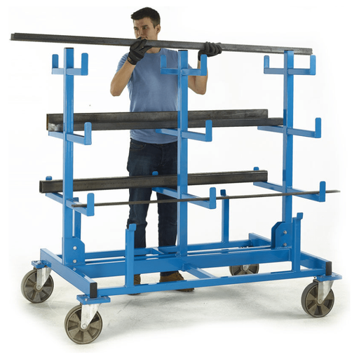 Heavy Duty Mobile Bar Storage Rack - UK Pallet Racking