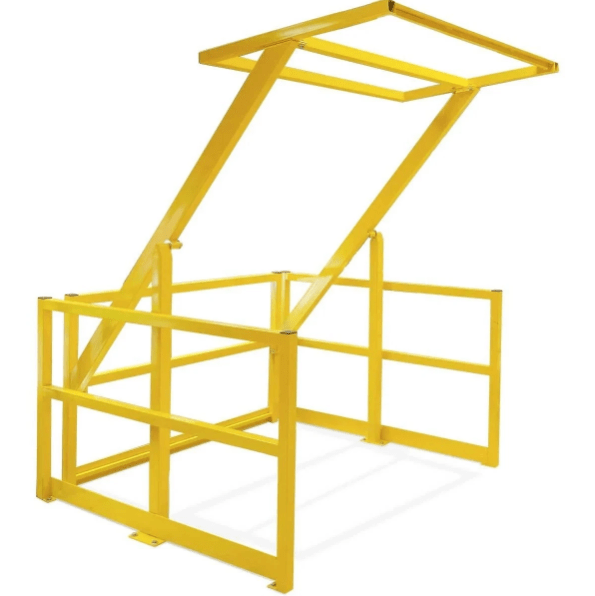 Mezzanine Saftey Pallet Gate Up and Over Seesaw - UK Pallet Racking