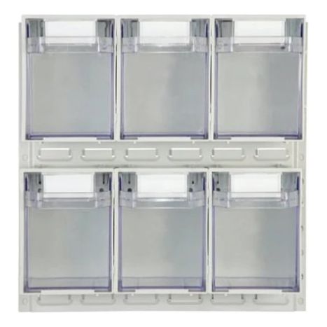 Rhino Tilt Storage Bins With Louvre Panels - UK Pallet Racking