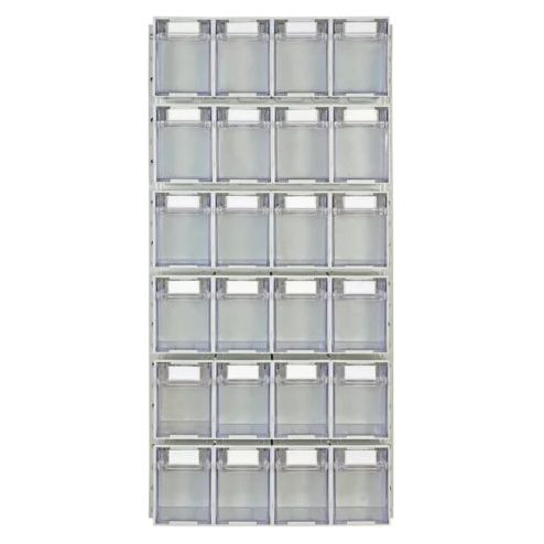 Rhino Tilt Storage Bins With Louvre Panels - UK Pallet Racking