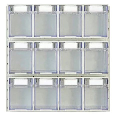Rhino Tilt Storage Bins With Louvre Panels - UK Pallet Racking