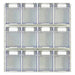 Rhino Tilt Storage Bins With Louvre Panels - UK Pallet Racking