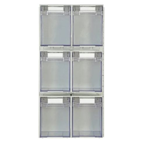 Rhino Tilt Storage Bins With Louvre Panels - UK Pallet Racking