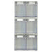 Rhino Tilt Storage Bins With Louvre Panels - UK Pallet Racking