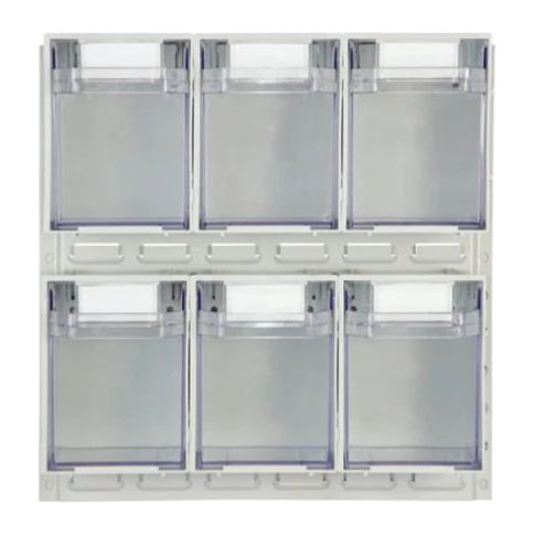 Rhino Tilt Storage Bins With Louvre Panels - UK Pallet Racking