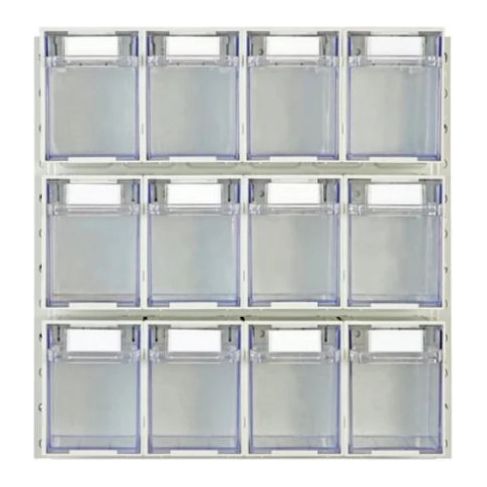 Rhino Tilt Storage Bins With Louvre Panels - UK Pallet Racking