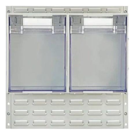 Rhino Tilt Storage Bins With Louvre Panels - UK Pallet Racking
