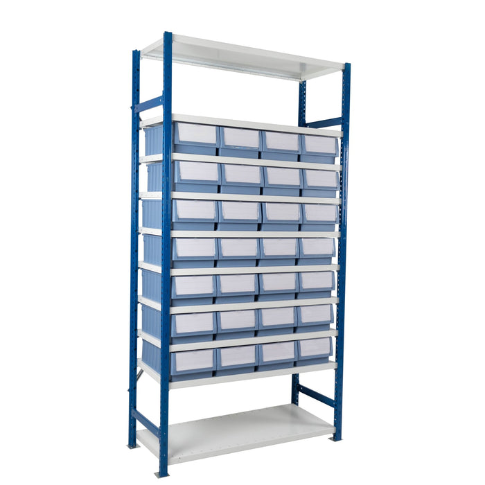 Shelf Trays on Racks - 2000H x 1000W x 500D - UK Pallet Racking