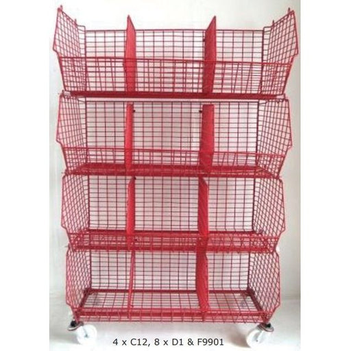 Shop And Warehouse Display Basket Stands - UK Pallet Racking