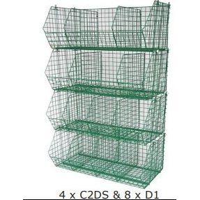 Shop And Warehouse Display Basket Stands - UK Pallet Racking