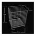Shop Zinc Square Basket - UK Pallet Racking