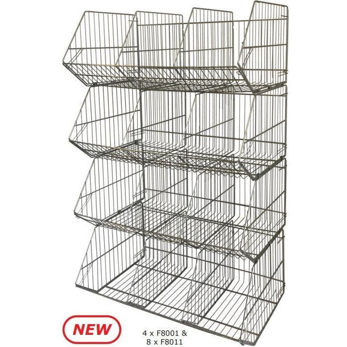 Stacking Display Baskets - UK Pallet Racking