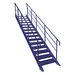 Steel Mezzanine Staircase - UK Pallet Racking