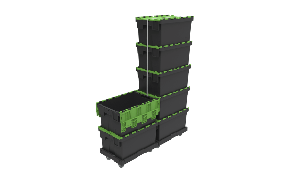 Unlink Transport Dolly 600 x 400 Containers - 300kg Pay Load - UK Pallet Racking