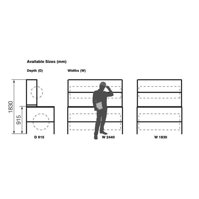 Wide Packing Workstation - UK Pallet Racking